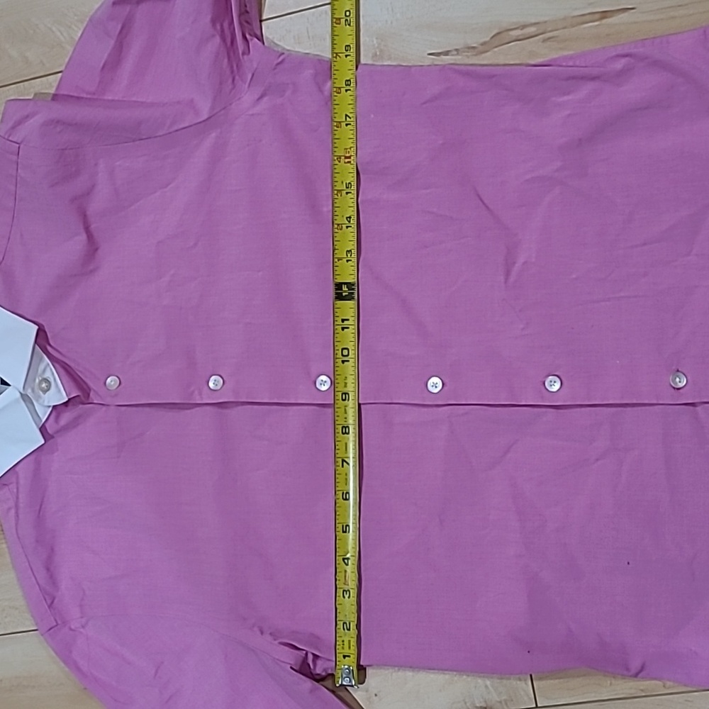 1MX express men's small pink fitted shirt - Picture 5 of 6